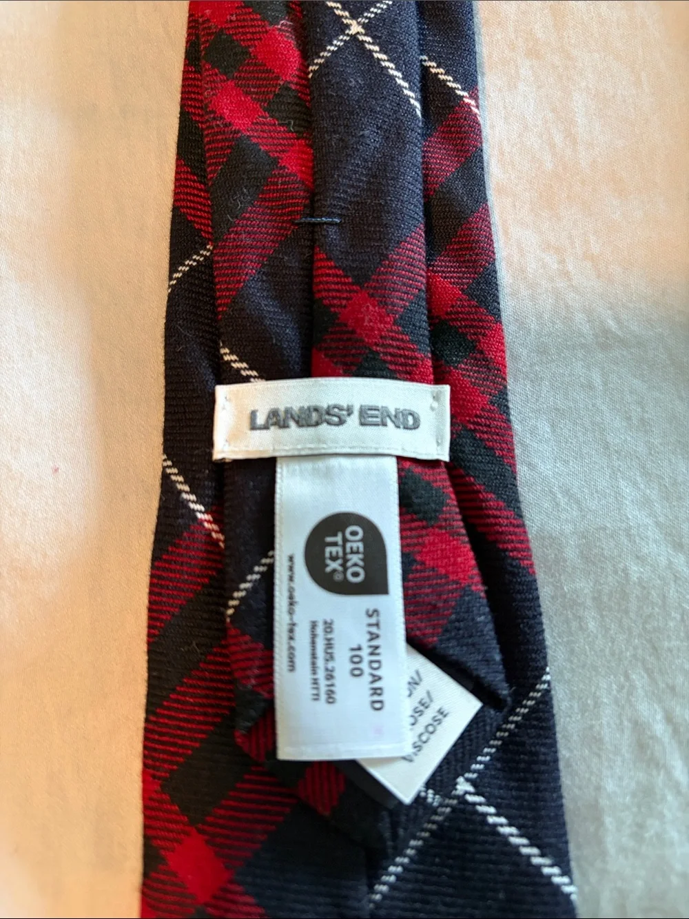 Lands' End School Uniform Pre Tied Tie (2 ties)